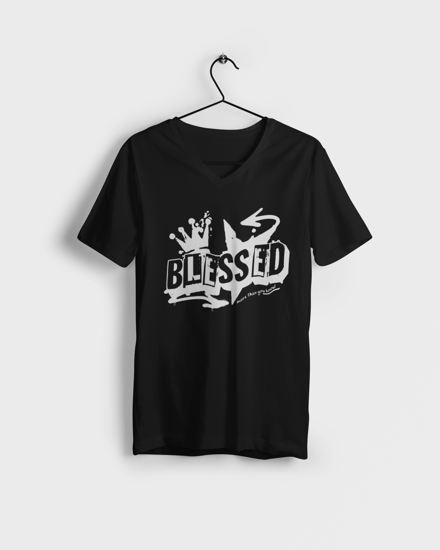 "Blessed" Ladie V-Neck Tee